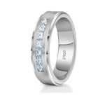 Load image into Gallery viewer, Designer Platinum Love Bands with Diamond JL PT 1067  Women-s-Band-only Jewelove.US
