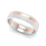 Load image into Gallery viewer, Platinum Ring with a Rose Gold Streak JL PT 1003
