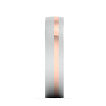 Load image into Gallery viewer, Platinum Ring with a Rose Gold Streak JL PT 1003
