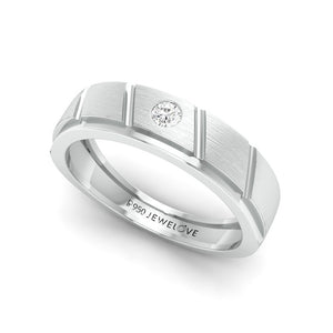 Designer Platinum Couple Rings with Diamonds JL PT 1125  Men-s-Ring-only-SI-IJ Jewelove.US