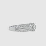 Load and play video in Gallery viewer, 15-Pointer Designer Platinum Diamond Engagement Ring JL PT G-102
