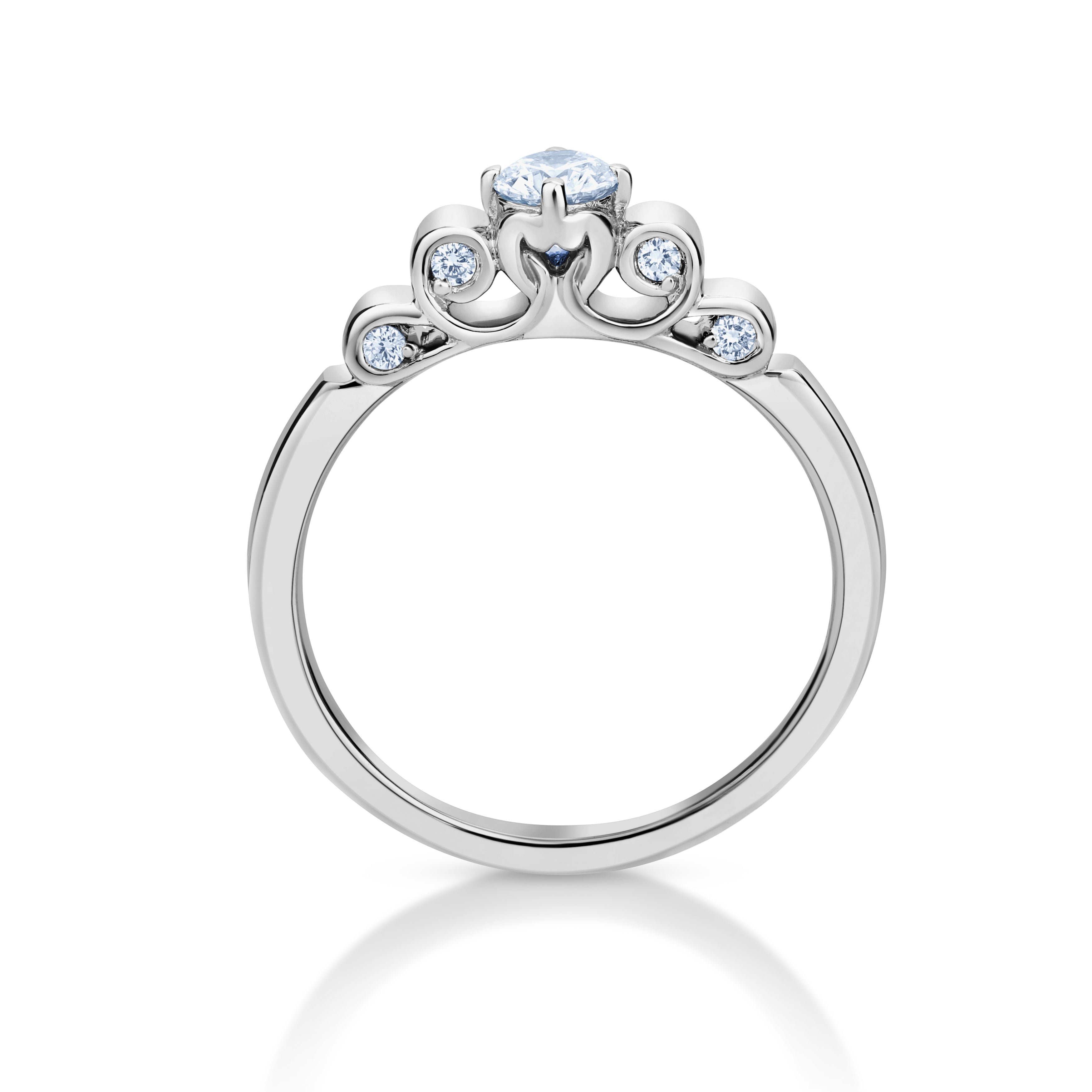 Designer Platinum Solitaire Ring with 0.30 cts. Solitaire for Women JL PT 1080   Jewelove