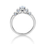 Load image into Gallery viewer, Designer Platinum Solitaire Ring with 0.30 cts. Solitaire for Women JL PT 1080   Jewelove
