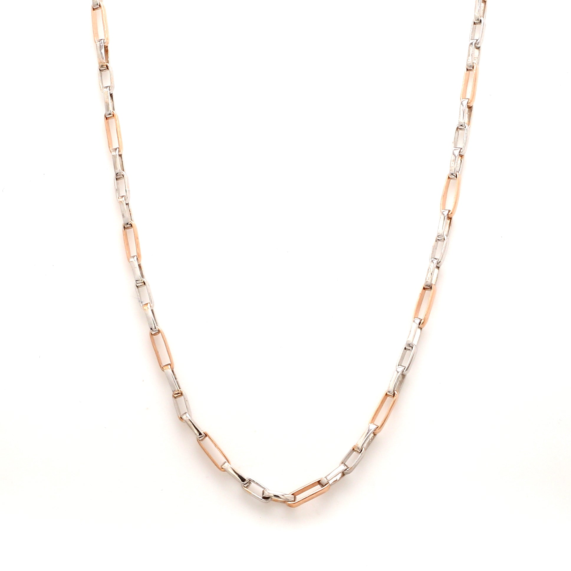 Platinum + Rose Gold Chain for Men JL PT CH 1044