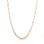 Load image into Gallery viewer, Platinum + Rose Gold Chain for Men JL PT CH 1044
