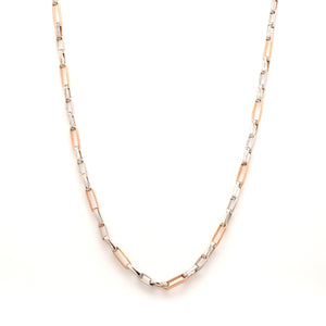 Platinum + Rose Gold Chain for Men JL PT CH 1044