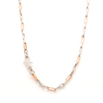 Load image into Gallery viewer, Platinum + Rose Gold Chain for Men JL PT CH 1044
