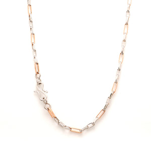 Platinum + Rose Gold Chain for Men JL PT CH 1044