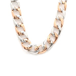 Load image into Gallery viewer, Heavy Platinum &amp; Rose Gold Chain for Men JL PT CH 1003   Jewelove.US
