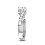 Load image into Gallery viewer, 0.30 cts Solitaire Shank Diamond Platinum Ring JL PT RP RD 176   Jewelove.US
