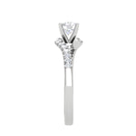 Load image into Gallery viewer, 0.30 cts Solitaire Diamond Shank Platinum Ring JL PT RP RD 154   Jewelove.US
