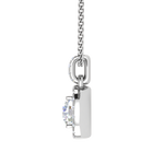 Load image into Gallery viewer, Platinum Solitaire Pendant for Women JL PT P PF RD 113   Jewelove.US
