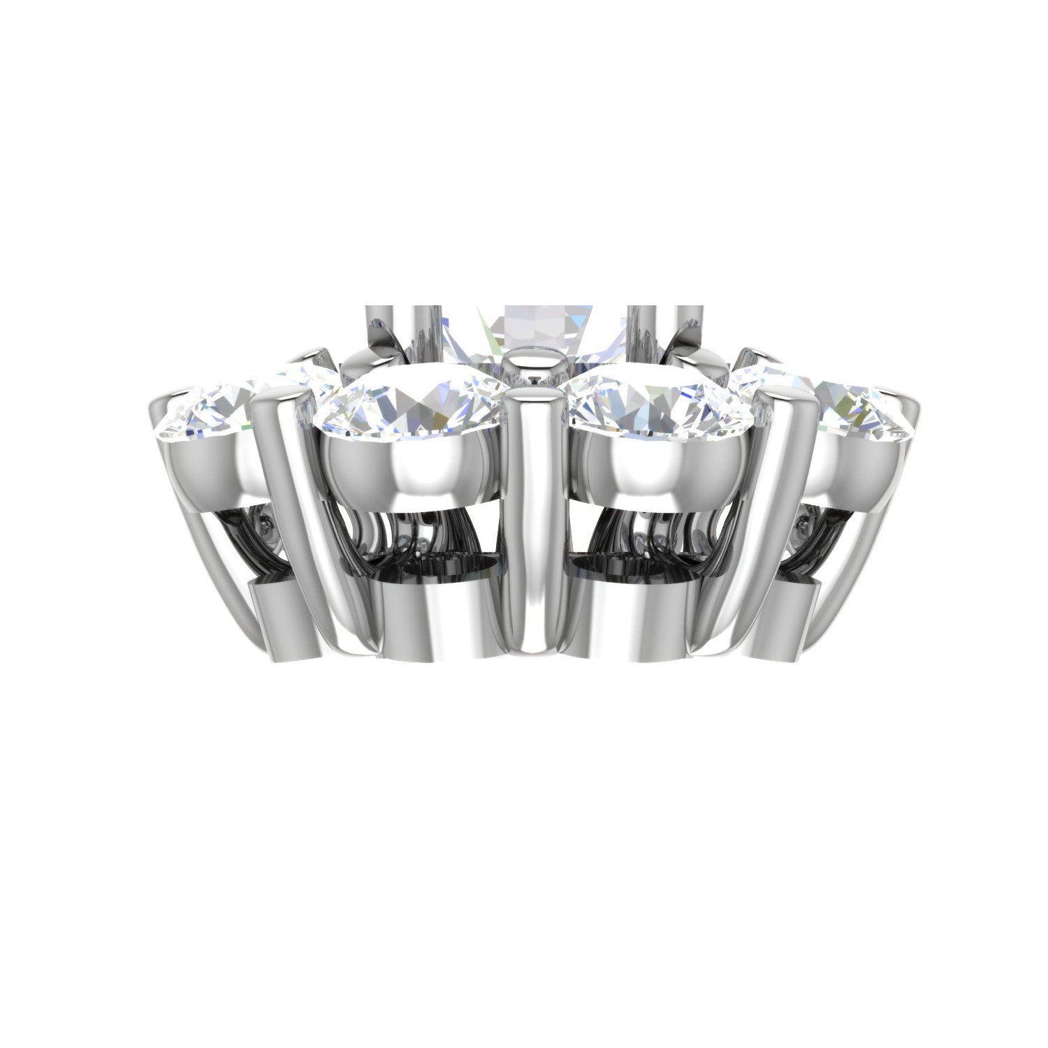 0.50 cts. Solitaire Platinum Pendant with Diamond JL PT PF RD 116   Jewelove.US