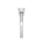Load image into Gallery viewer, 0.50cts. Princess Cut Solitaire Diamond Platinum Ring JL PT R3 PR 111   Jewelove.US
