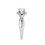 Load image into Gallery viewer, 0.30 cts Solitaire Diamond Twisted Shank Platinum Ring JL PT JRW2434MM-A   Jewelove.US
