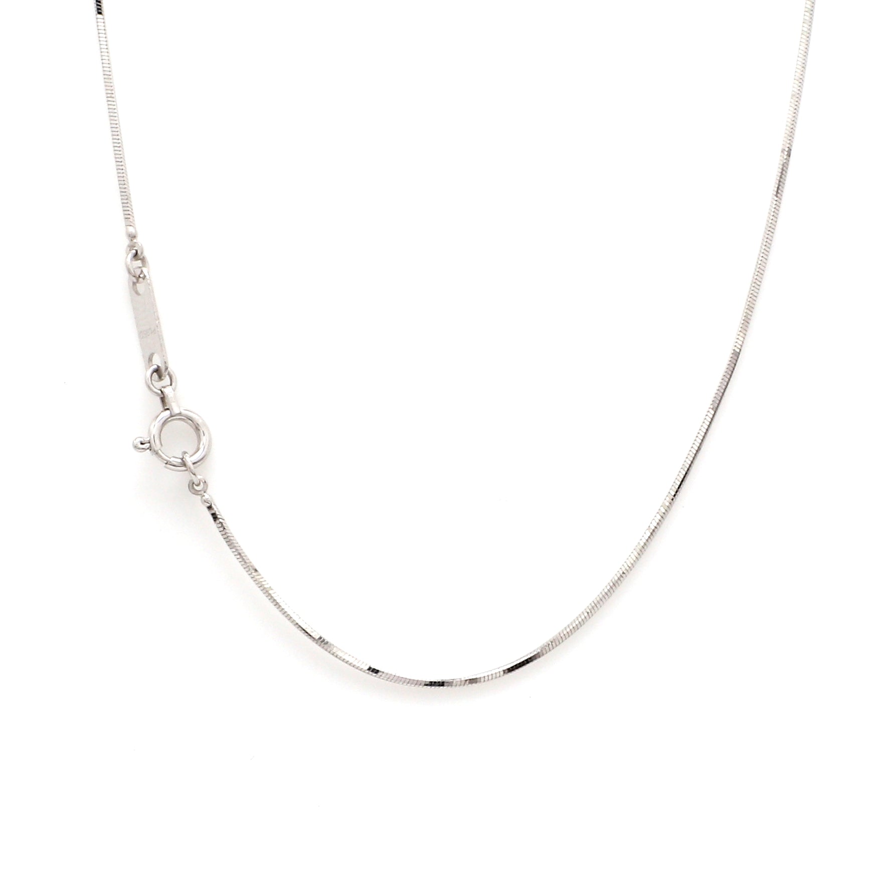 Thin Dazzling Shiny Platinum Chain JL PT 747 - Thin   Jewelove.US