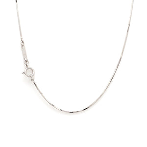 Thin Dazzling Shiny Platinum Chain JL PT 747 - Thin
