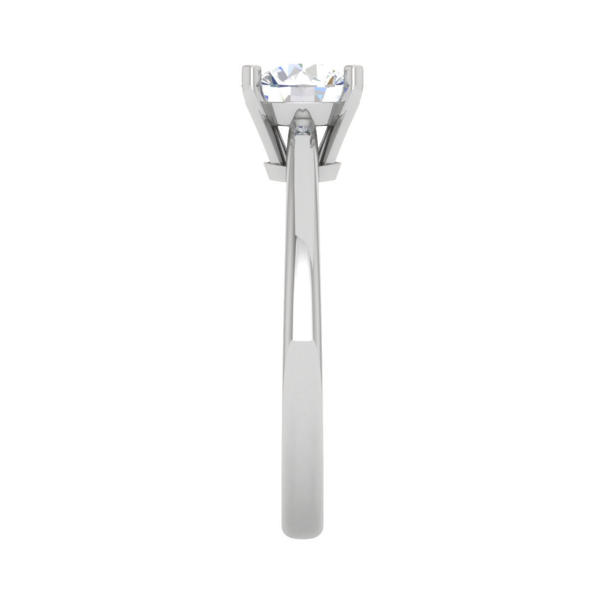0.50 cts Solitaire Platinum Ring JL PT RS RD 137   Jewelove.US