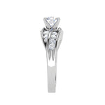 Load image into Gallery viewer, 0.50cts Solitaire Diamond Split Shank Platinum Ring JL PT WB5808E   Jewelove.US

