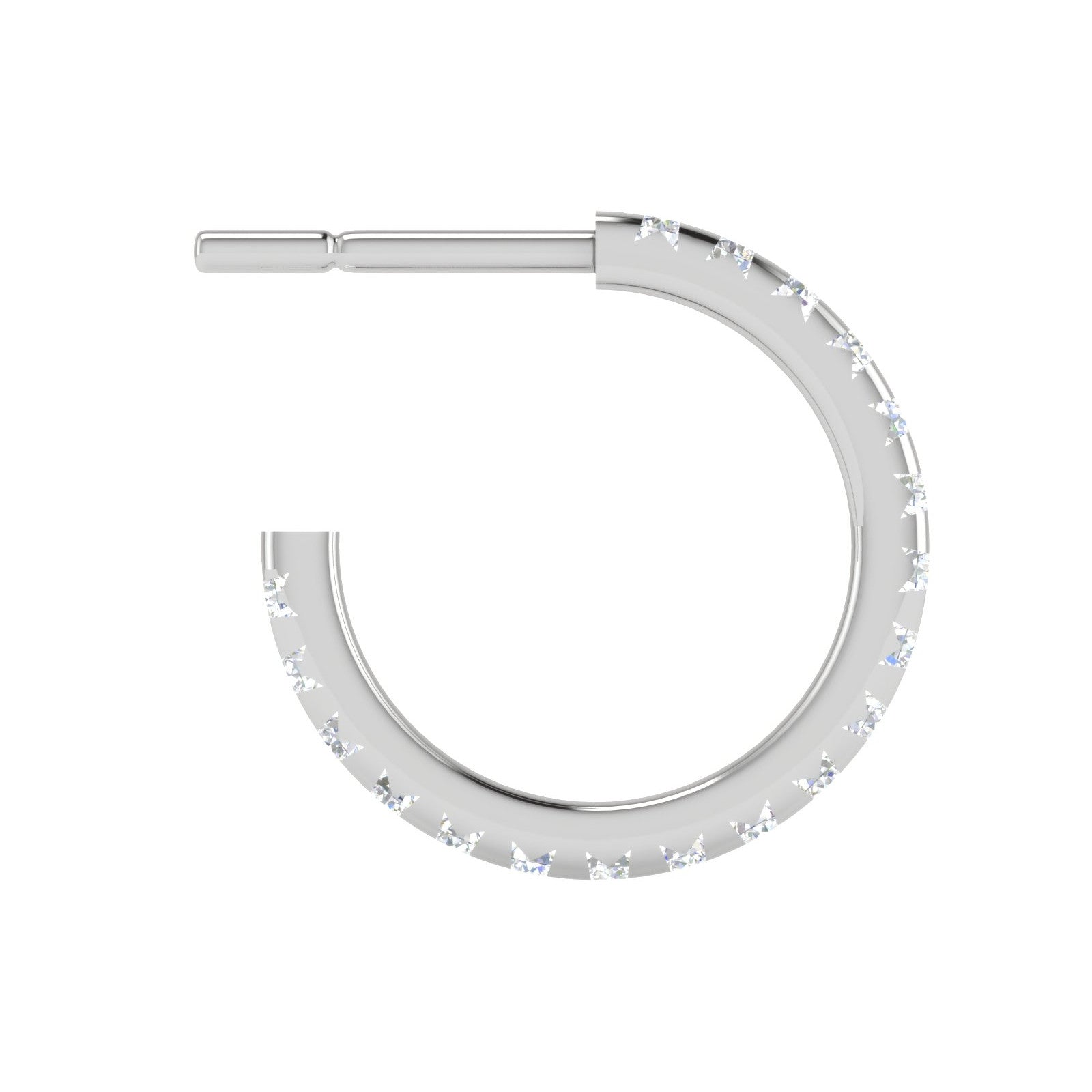 Platinum Diamond Earrings for Women JL PT E DH RD 114   Jewelove.US