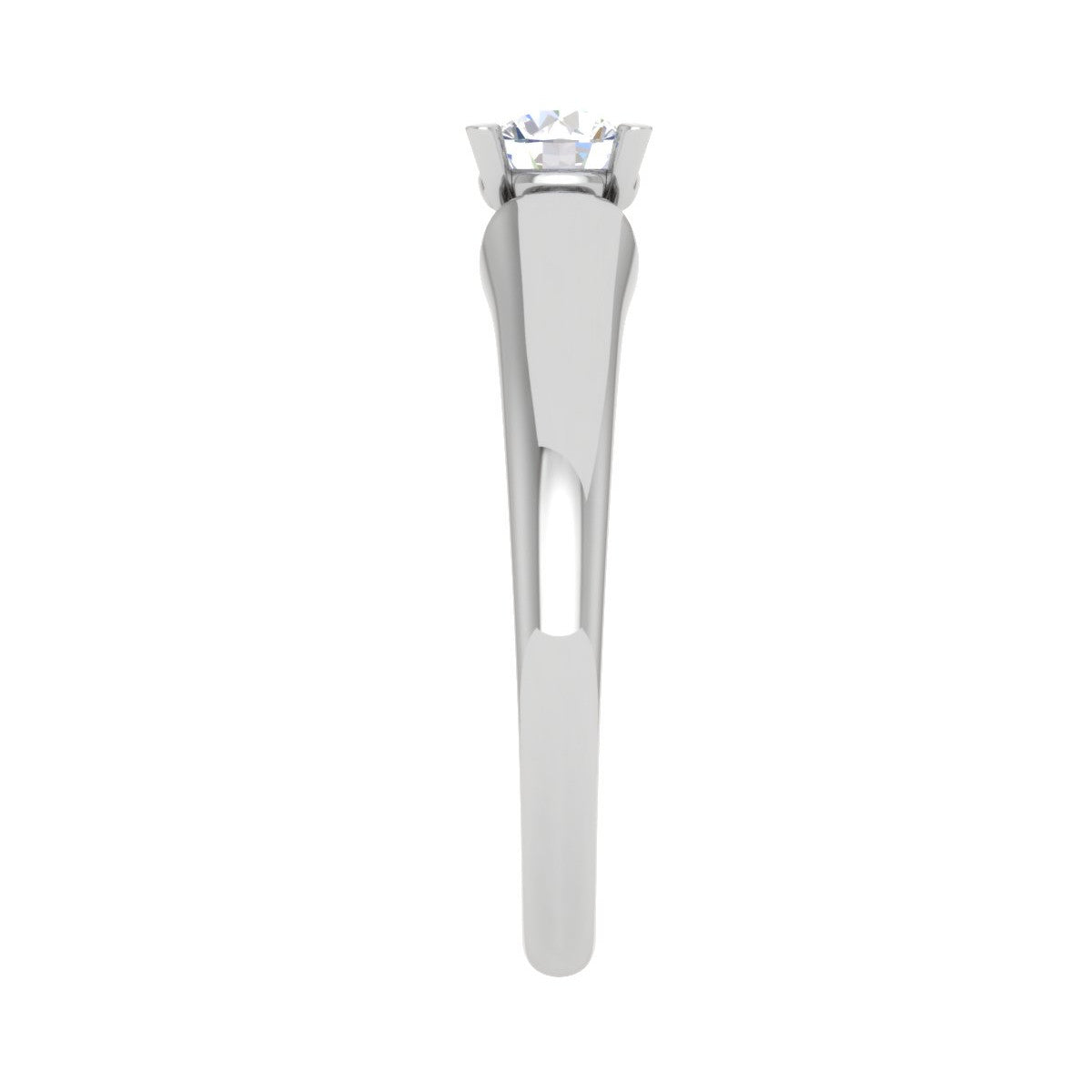 0.50 cts Solitaire Platinum Ring JL PT RS RD 112   Jewelove.US