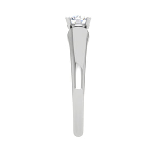 0.50 cts Solitaire Platinum Ring JL PT RS RD 112   Jewelove.US