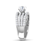 Load image into Gallery viewer, 0.50 cts Solitaire Diamond Split Shank Platinum Ring JL PT RP RD 149   Jewelove.US
