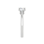 Load image into Gallery viewer, 0.50cts. Cushion Solitaire Diamond Accents Platinum Ring JL PT R3 CU 119   Jewelove.US
