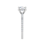 Load image into Gallery viewer, 0.50cts Solitaire  Diamond Shank Platinum Ring   Jewelove.US

