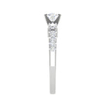 Load image into Gallery viewer, 0.30 cts. Solitaire Platinum Shank Diamond Engagement Ring JL PT WB5964E   Jewelove
