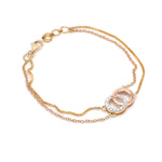 Load image into Gallery viewer, Customised 14K Gold Bracelet with Diamonds   Jewelove.US
