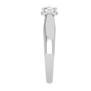 0.50 cts Solitaire Platinum Ring JL PT RS RD 148   Jewelove.US