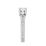 Load image into Gallery viewer, 0.30 cts Solitaire Diamond Split Shank Platinum Ring JL PT RP RD 182   Jewelove.US
