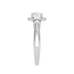 Load image into Gallery viewer, 0.30 cts Solitaire Halo Diamond Platinum Ring JL PT JRW2586MM-A   Jewelove.US
