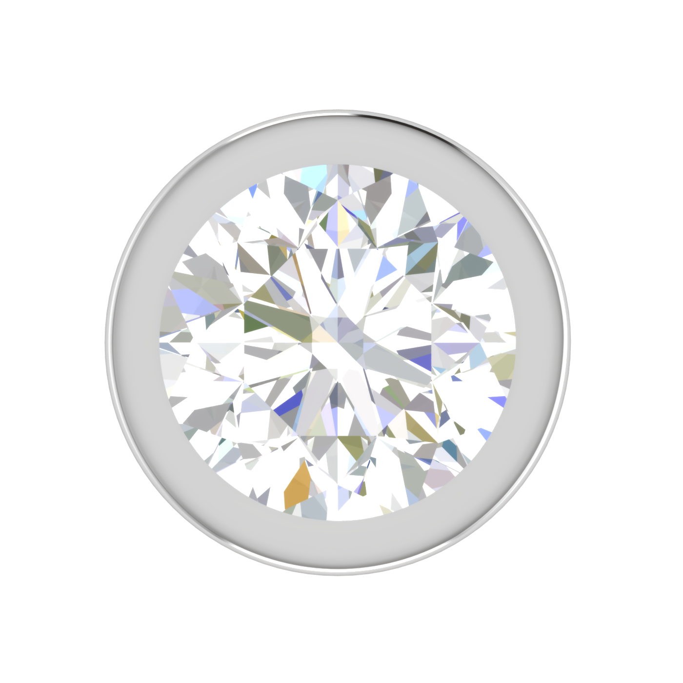 0.70 cts. Platinum Solitaire Pendant for Women JL PT P SP RD 101   Jewelove.US