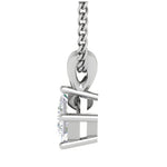 Load image into Gallery viewer, 0.30cts. Platinum Princess Cut Solitaire Pendant for Women JL PT P SP PR 103   Jewelove.US
