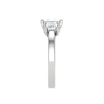 Load image into Gallery viewer, Three Stone Princess Cut Solitaire Diamond Platinum Ring JL PT R3 PR 126   Jewelove.US
