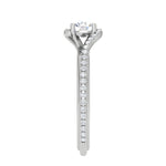 Load image into Gallery viewer, 0.30 cts Solitaire Diamond Split Shank Platinum Ring JL PT RP RD 175   Jewelove.US
