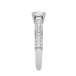 Load image into Gallery viewer, 0.30 cts Solitaire Diamond Split Shank Platinum Ring JL PT RP RD 161   Jewelove.US
