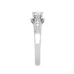 Load image into Gallery viewer, 0.30 cts Solitaire Diamond Split Shank Platinum Ring JL PT RP RD 118   Jewelove.US
