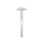 Load image into Gallery viewer, 0.30 cts Solitaire Single Halo Diamond Platinum Ring for Women JL PT RV RD 133   Jewelove
