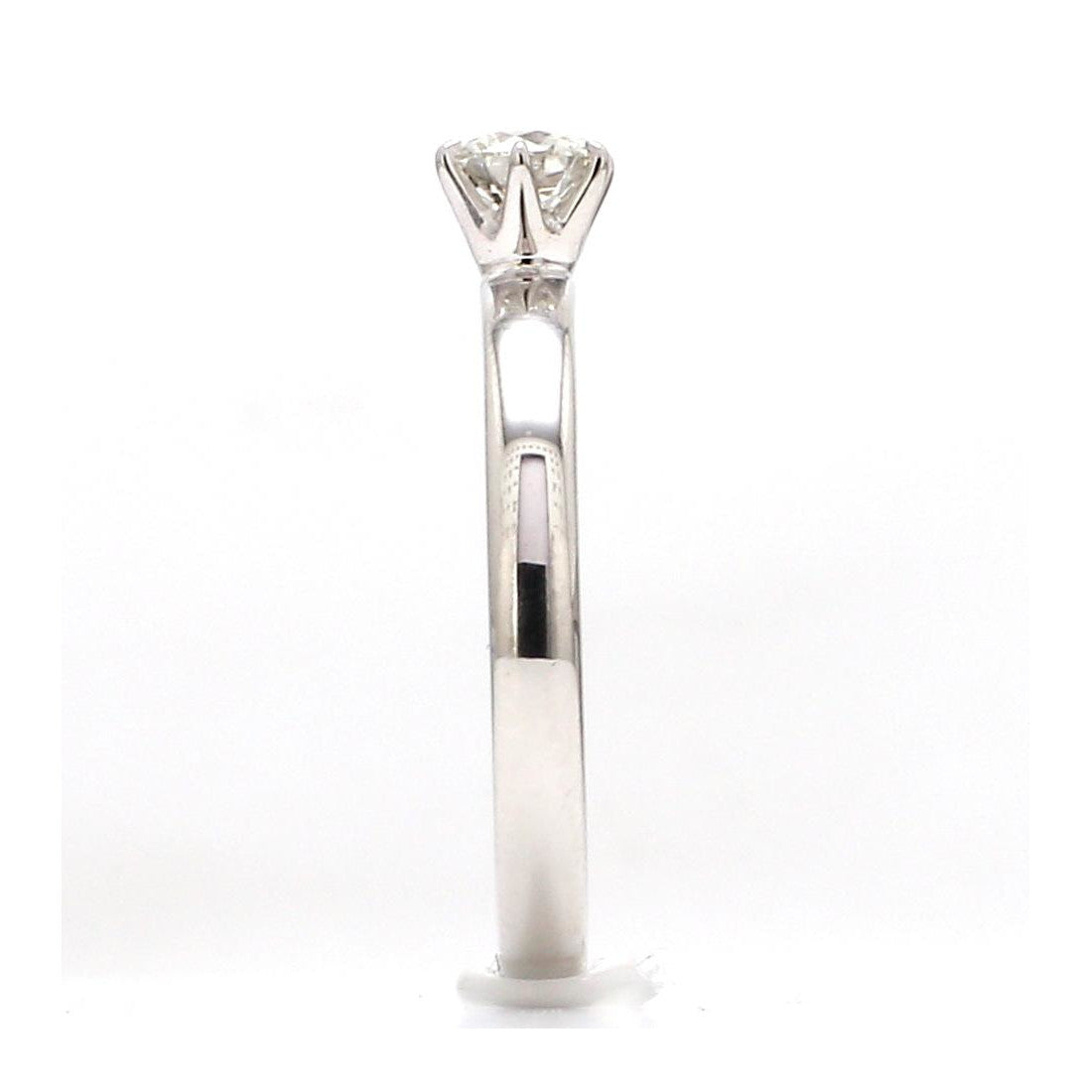 20 Pointer Classic 6 Prong Solitaire Ring made in Platinum SKU 0012-A