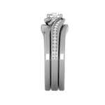 Load image into Gallery viewer, 0.30 cts Solitaire Shank Diamond Platinum Ring JL PT RP RD 222   Jewelove.US
