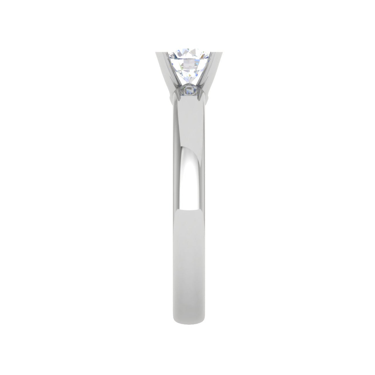 1 Carat Solitaire Platinum Ring JL PT RS RD 102   Jewelove.US