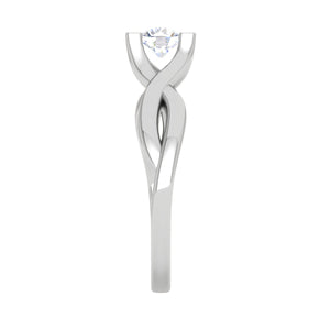 0.30 cts Solitaire Platinum Ring JL PT RS RD 160   Jewelove.US