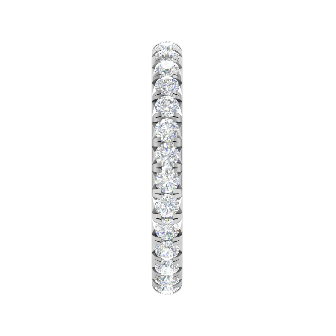 Platinum Ring With Diamonds for Women JL PT ET RD 105   Jewelove.US