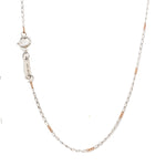 Load image into Gallery viewer, Thin Platinum &amp; Rose Gold Chain for Women JL PT CH 953   Jewelove.US
