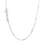 Load image into Gallery viewer, Thin Platinum &amp; Rose Gold Chain for Women JL PT CH 953
