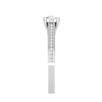 Load image into Gallery viewer, 0.30 cts Solitaire Diamond Split Shank Platinum Ring JL PT RP RD 174   Jewelove.US
