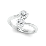 Load image into Gallery viewer, Designer Platinum Diamond Ring for Women JL PT 971  VVS-GH Jewelove.US
